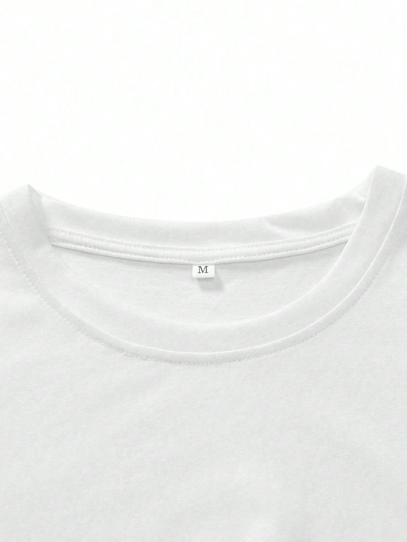 T-shirt imprimé alphabet pour homme Manfinity Homme