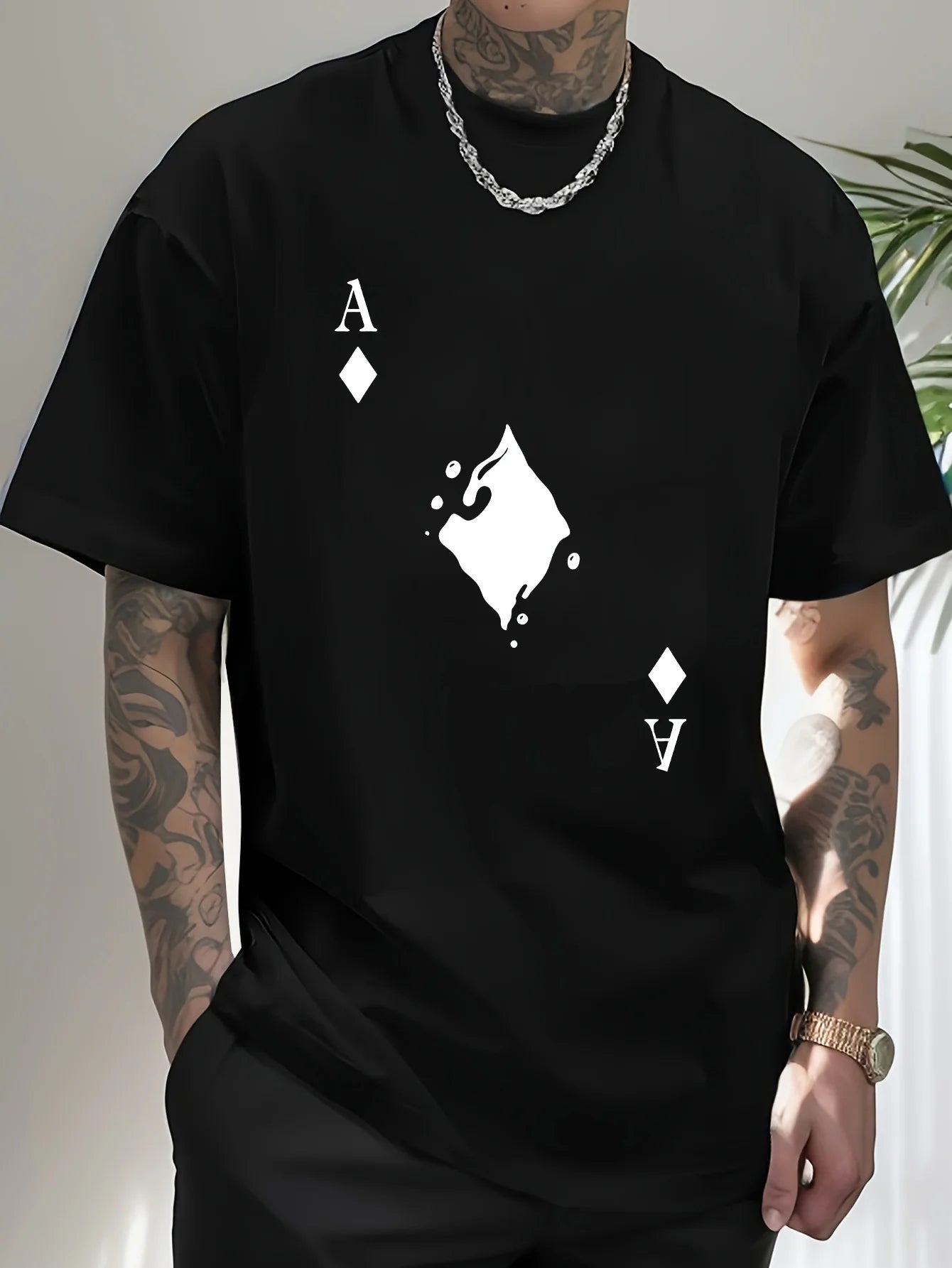 T-shirt 2026 imprimé extra large pour homme, t-shirt d'été décontracté à manches courtes, grande taille. T-shirt d'été décontracté et respirant.