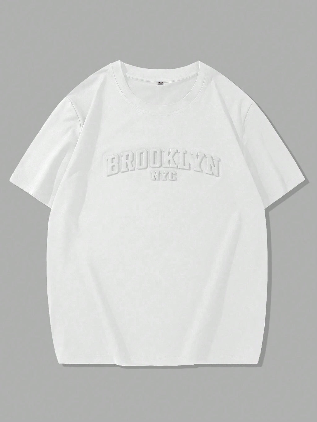 T-shirt imprimé alphabet pour homme Manfinity Homme