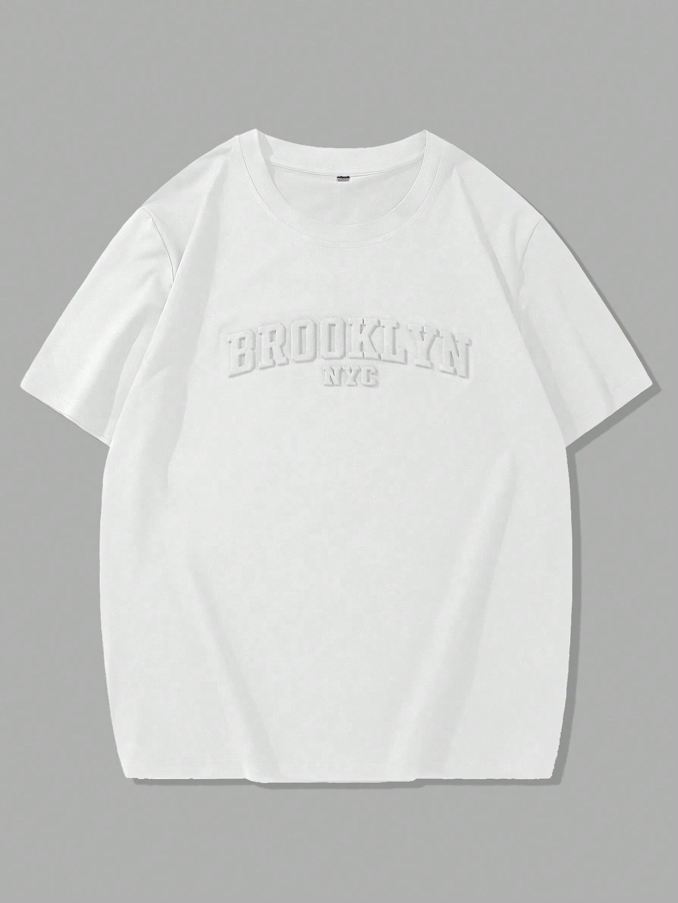 T-shirt imprimé alphabet pour homme Manfinity Homme